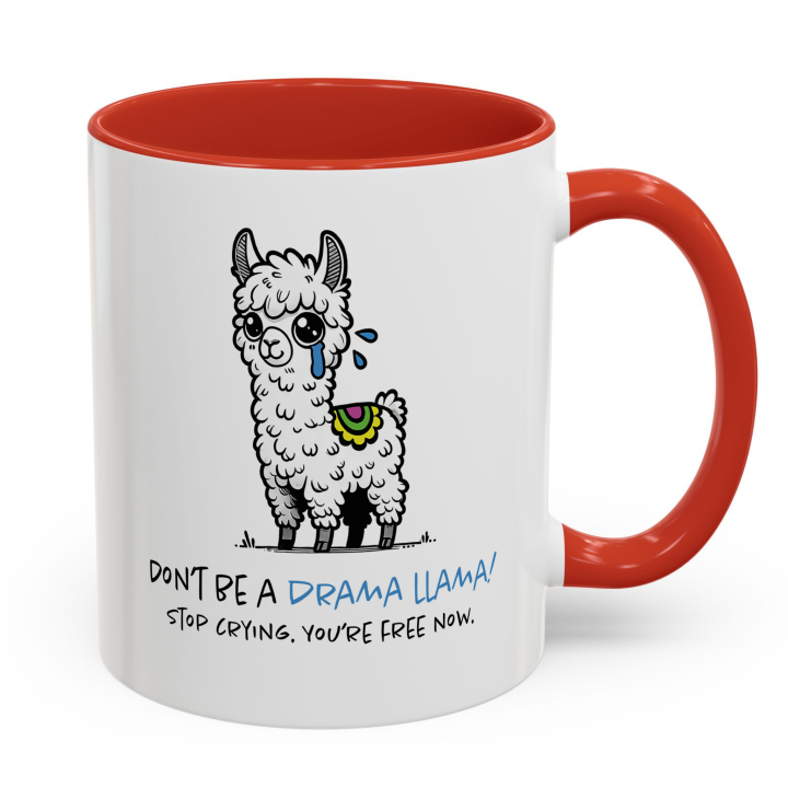 Drama Llama Mug – Funny Farewell Work Gift