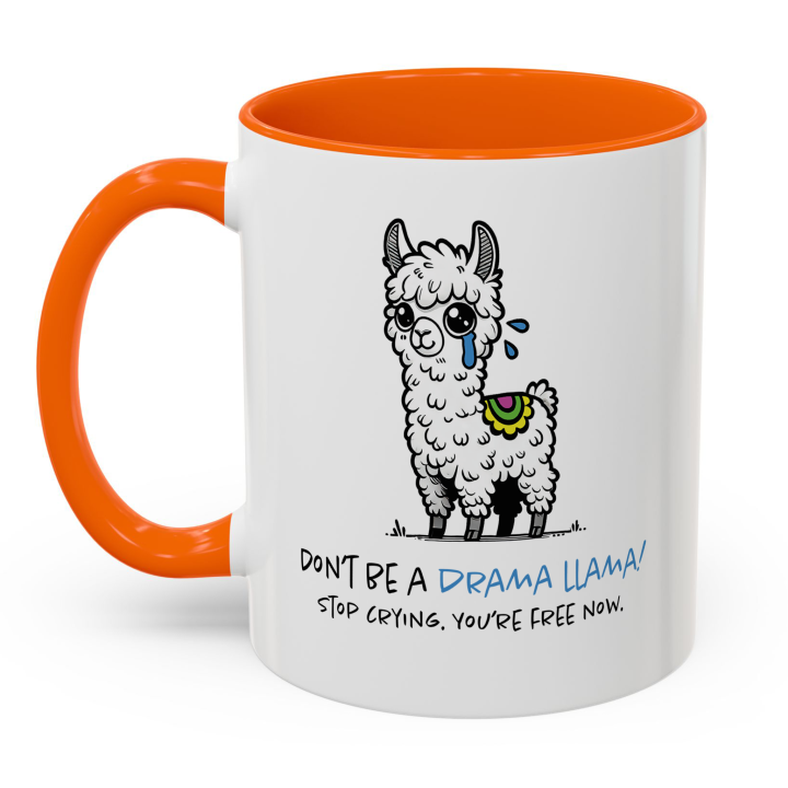 Drama Llama Mug – Funny Farewell Work Gift