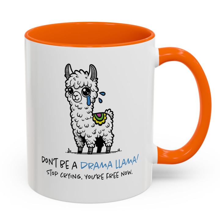 Drama Llama Mug – Funny Farewell Work Gift