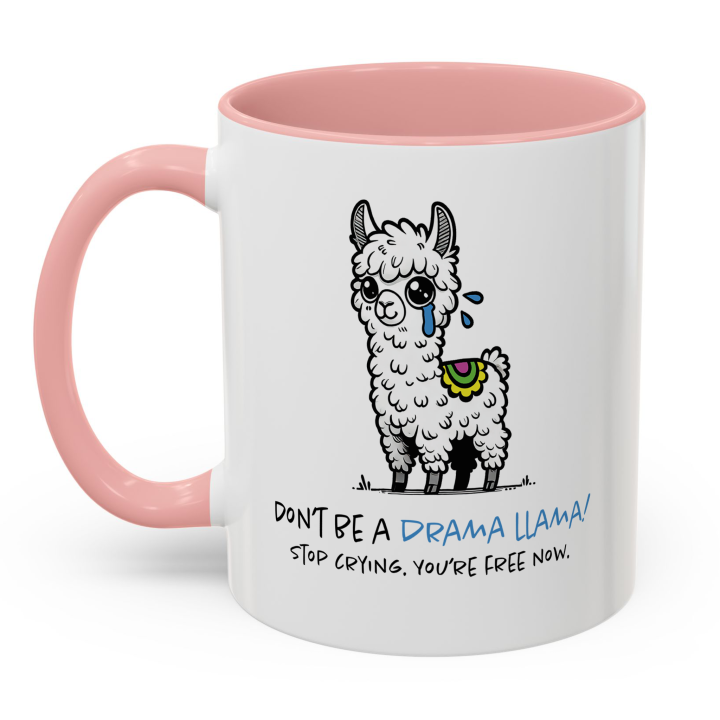 Drama Llama Mug – Funny Farewell Work Gift