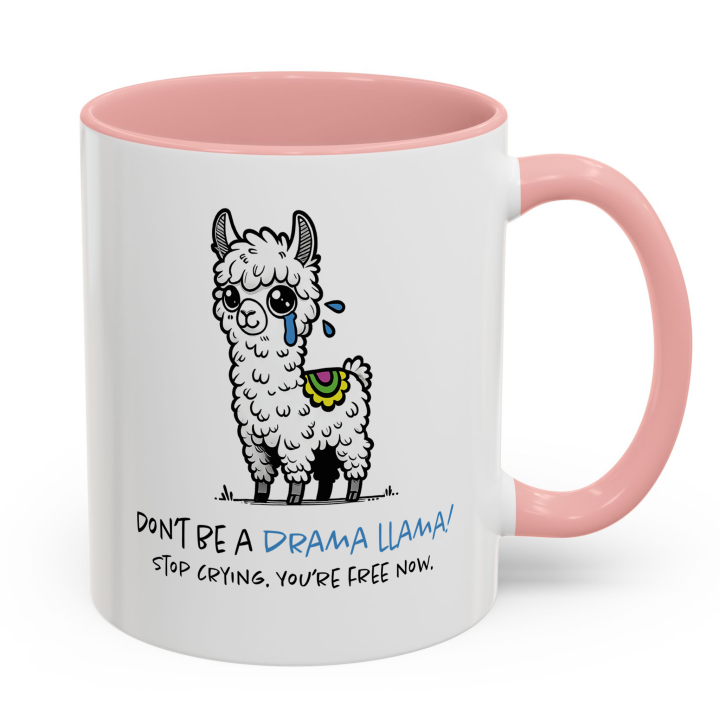 Drama Llama Mug – Funny Farewell Work Gift