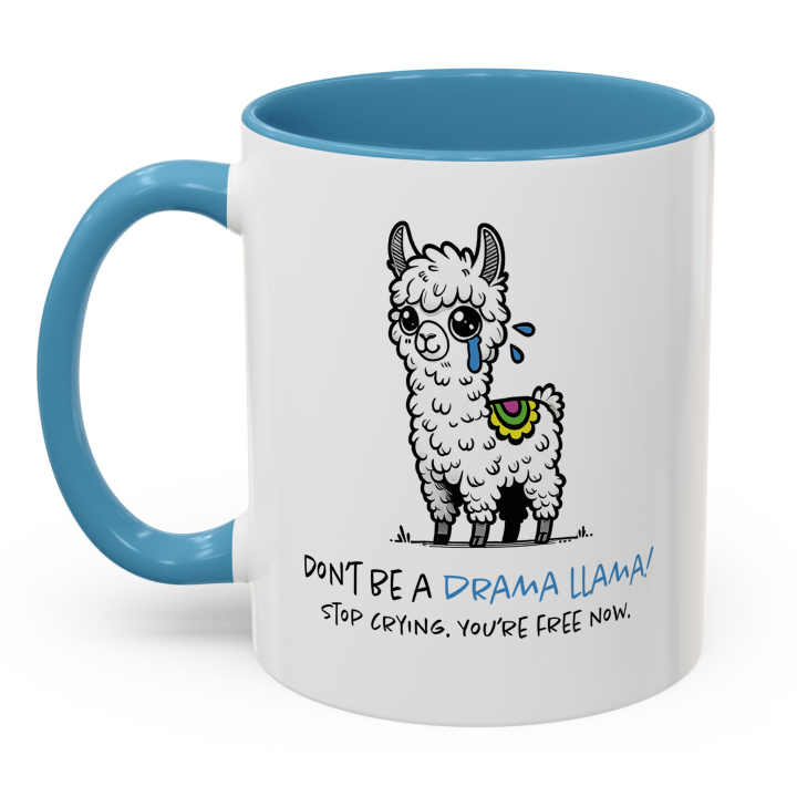 Drama Llama Mug – Funny Farewell Work Gift