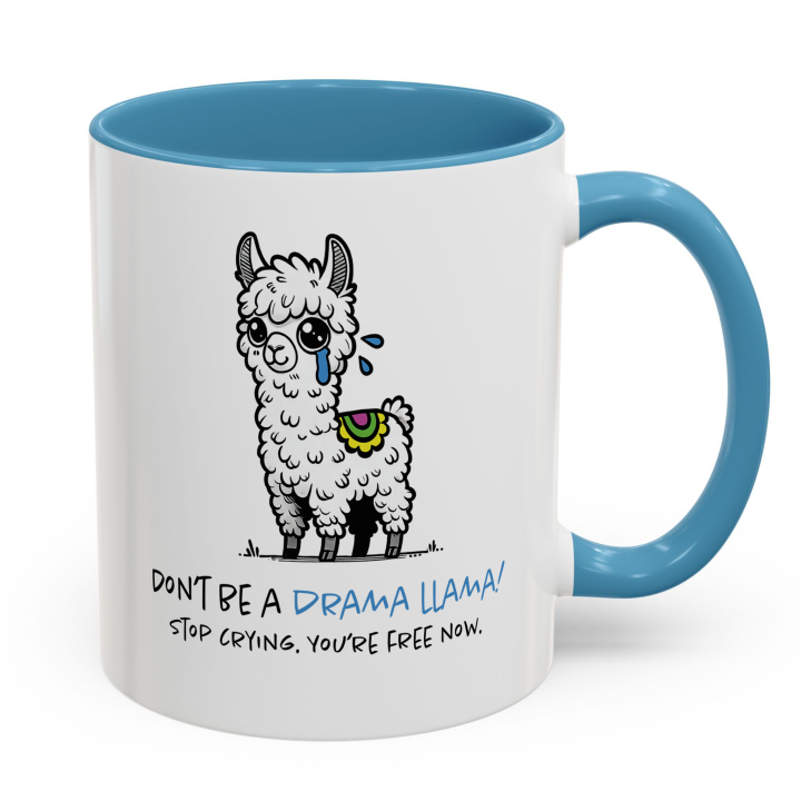 Drama Llama Mug – Funny Farewell Work Gift