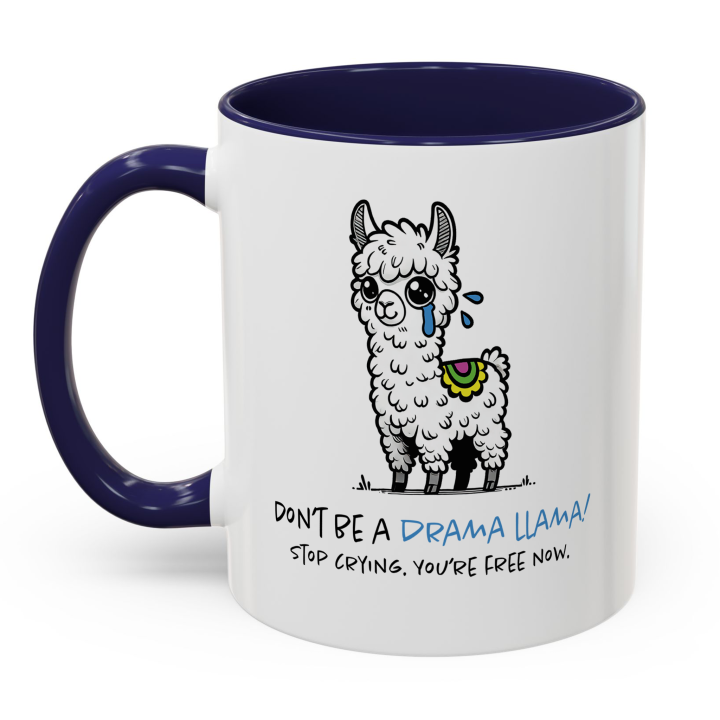Drama Llama Mug – Funny Farewell Work Gift