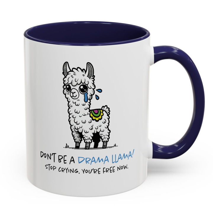 Drama Llama Mug – Funny Farewell Work Gift