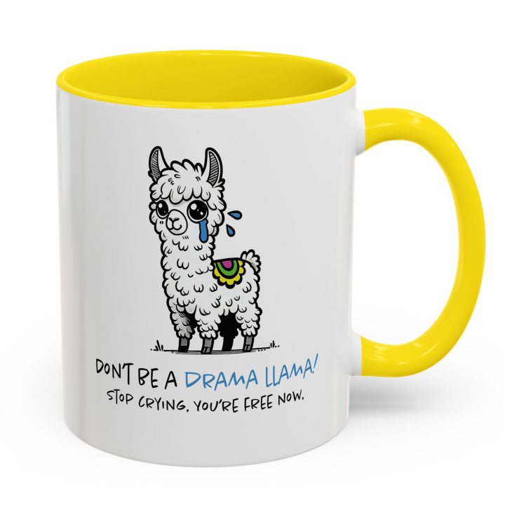 Drama Llama Mug – Funny Farewell Work Gift