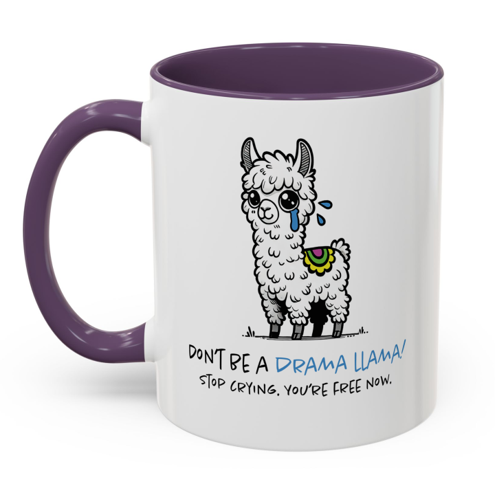 Drama Llama Mug – Funny Farewell Work Gift