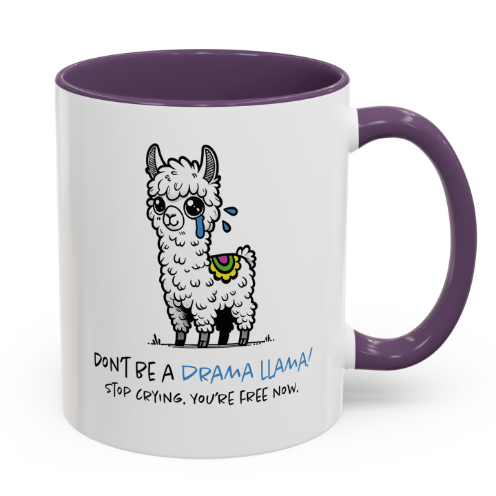 Drama Llama Mug – Funny Farewell Work Gift