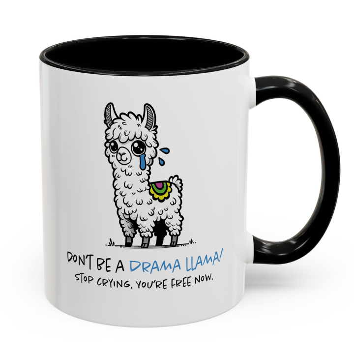 Drama Llama Mug – Funny Farewell Work Gift