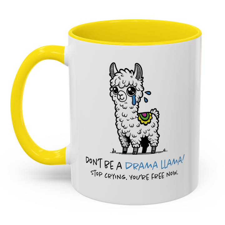 Drama Llama Mug – Funny Farewell Work Gift