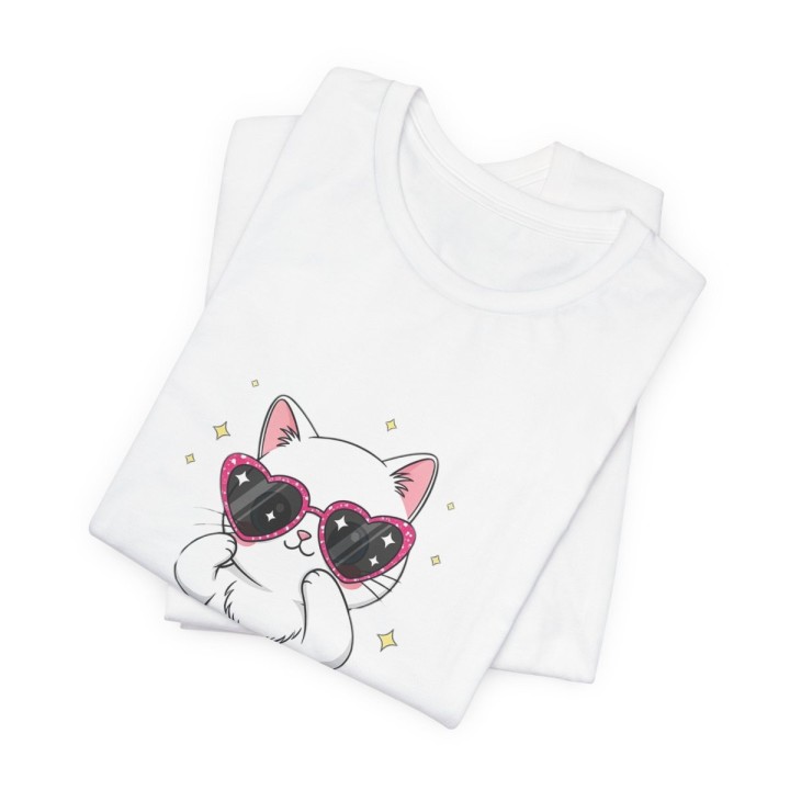 Title: Cute Cat T‑Shirt – Too Pretty For A Job | Sassy Tee