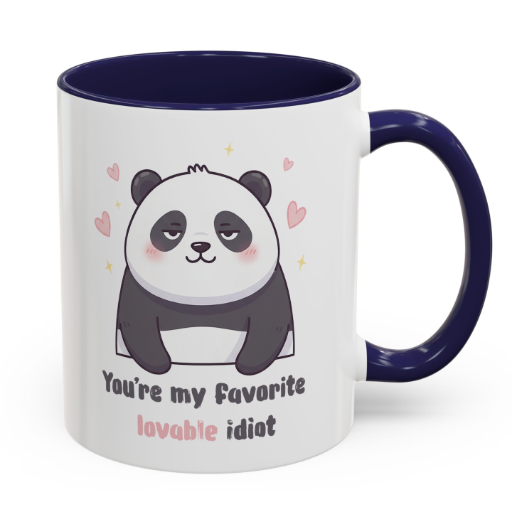 Cute Panda Mug – You're My Favorite Lovable Idiot