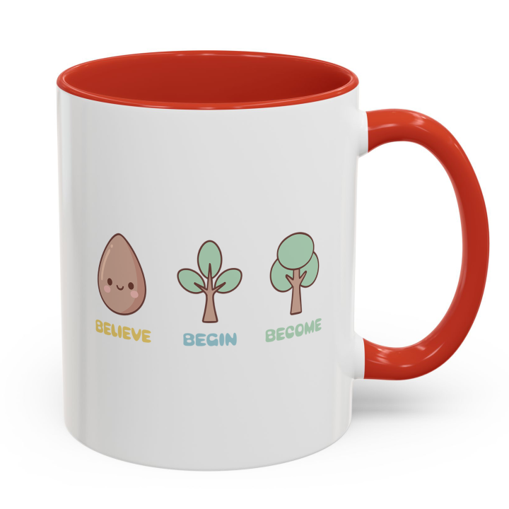 Cute Believe Begin Become Mug – Kawaii Growth