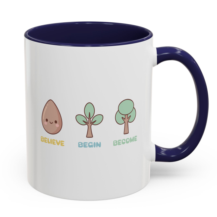 Cute Believe Begin Become Mug – Kawaii Growth