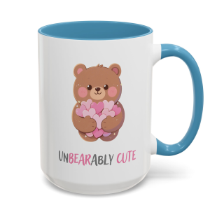 Unbearably Cute Bear Mug | Kawaii Hearts Coffee Cup