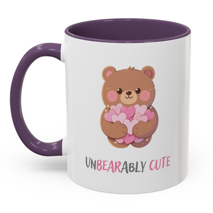 Unbearably Cute Bear Mug | Kawaii Hearts Coffee Cup