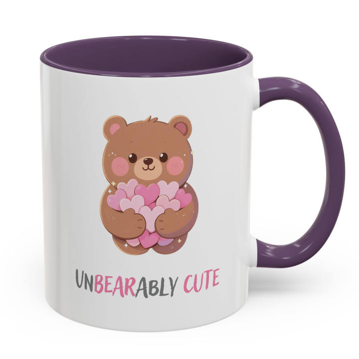 Unbearably Cute Bear Mug | Kawaii Hearts Coffee Cup