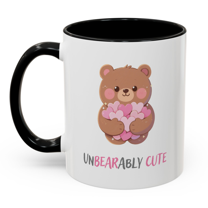 Unbearably Cute Bear Mug | Kawaii Hearts Coffee Cup