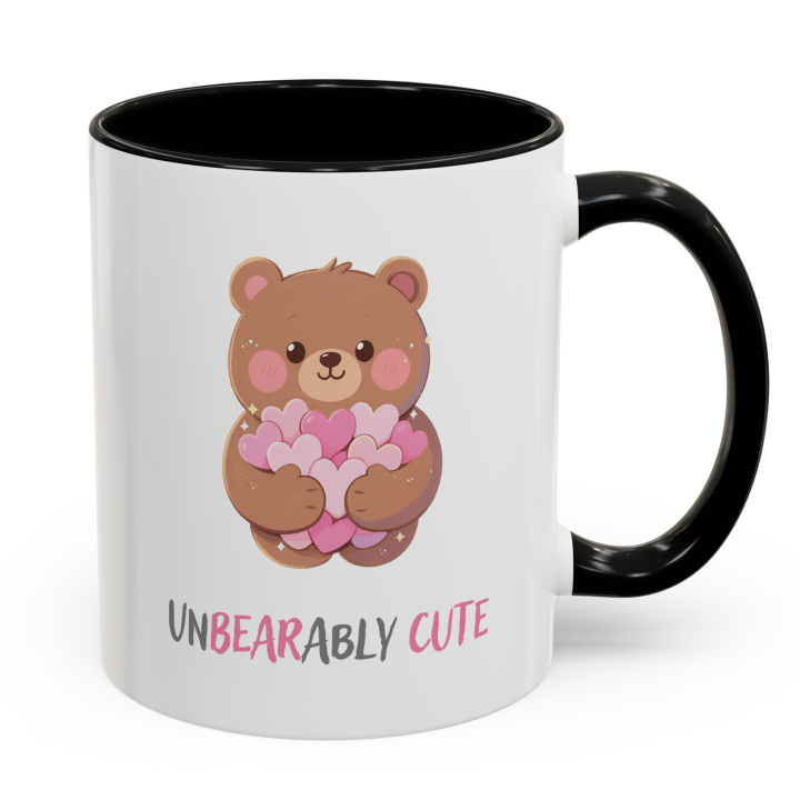 Unbearably Cute Bear Mug | Kawaii Hearts Coffee Cup