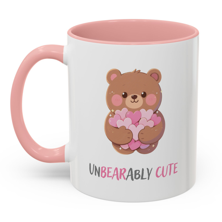 Unbearably Cute Bear Mug | Kawaii Hearts Coffee Cup