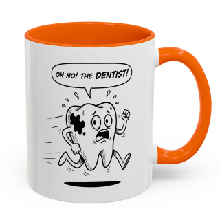 Oh No! The Dentist Mug | Funny Dental Cartoon Cup