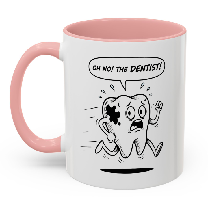 Oh No! The Dentist Mug | Funny Dental Cartoon Cup