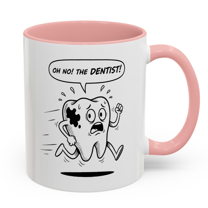 Oh No! The Dentist Mug | Funny Dental Cartoon Cup