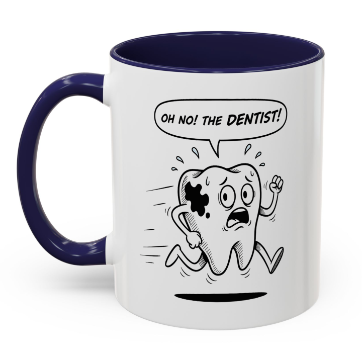Oh No! The Dentist Mug | Funny Dental Cartoon Cup