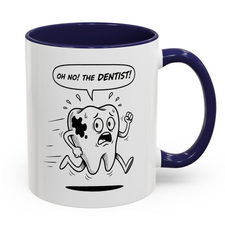 Oh No! The Dentist Mug | Funny Dental Cartoon Cup