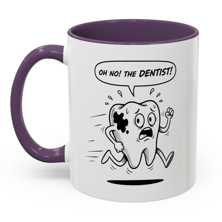 Oh No! The Dentist Mug | Funny Dental Cartoon Cup