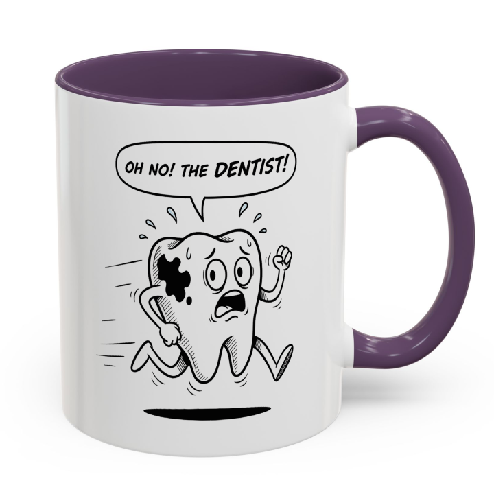 Oh No! The Dentist Mug | Funny Dental Cartoon Cup