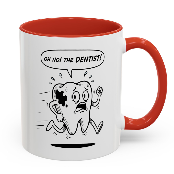 Oh No! The Dentist Mug | Funny Dental Cartoon Cup