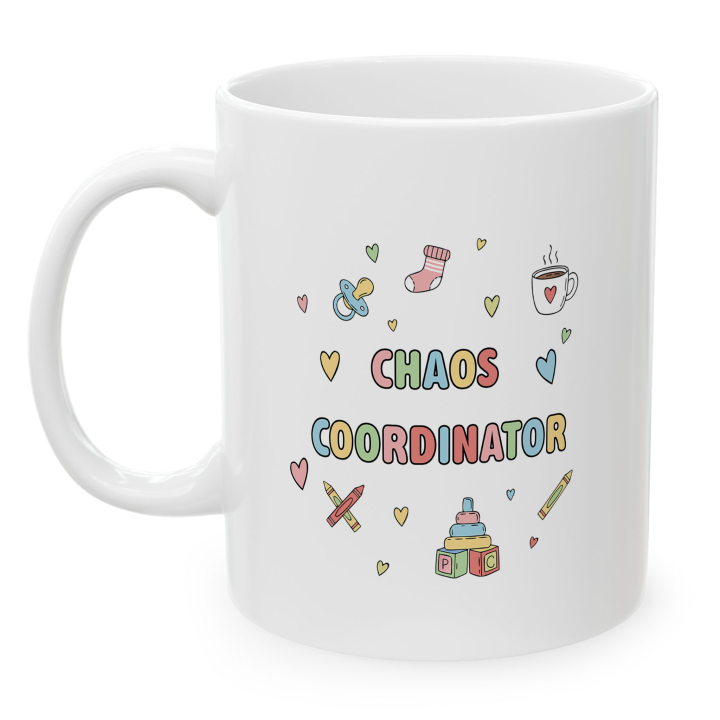 Chaos Coordinator Mug | Funny Parent & Teacher Cup