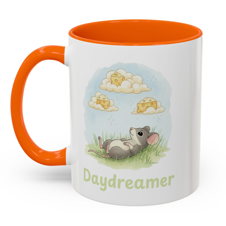 Mouse Daydreamer Mug – Cute Cheese Clouds Topolina Series