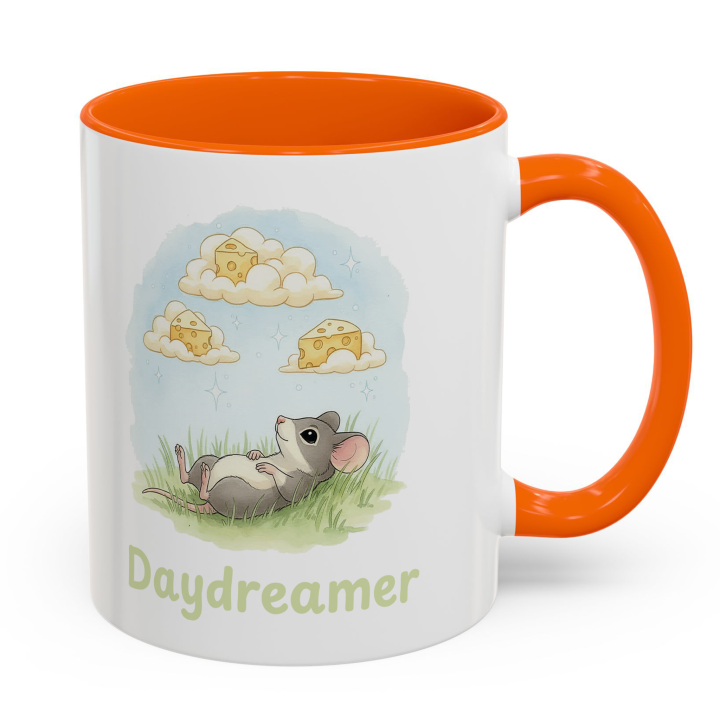 Mouse Daydreamer Mug – Cute Cheese Clouds Topolina Series