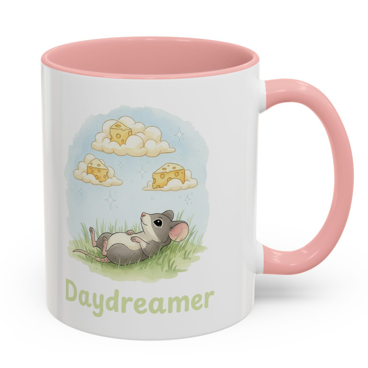 Mouse Daydreamer Mug – Cute Cheese Clouds Topolina Series