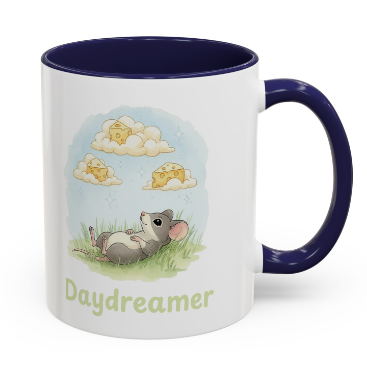 Mouse Daydreamer Mug – Cute Cheese Clouds Topolina Series