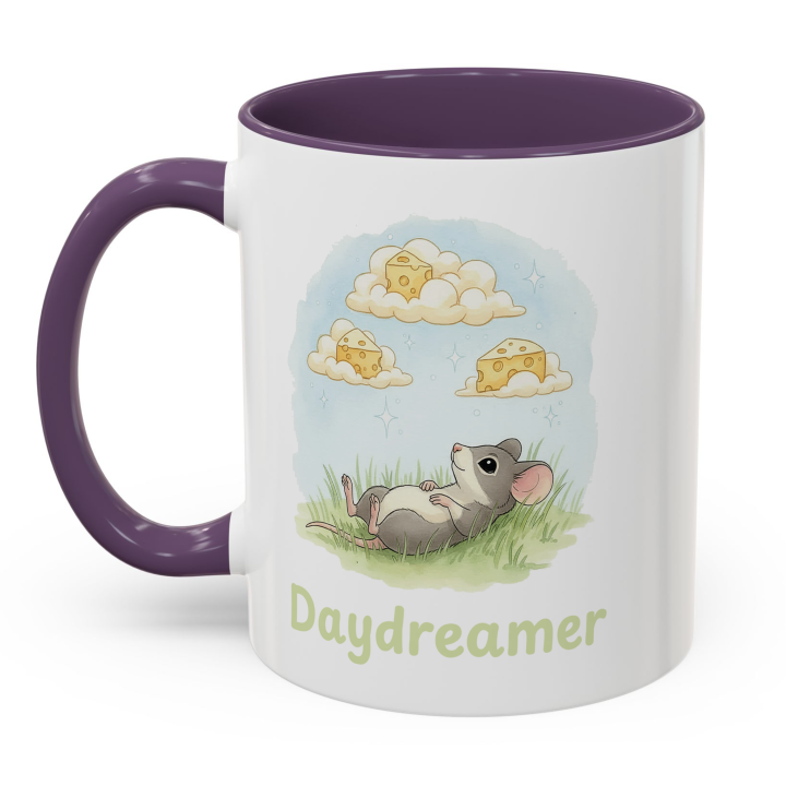 Mouse Daydreamer Mug – Cute Cheese Clouds Topolina Series