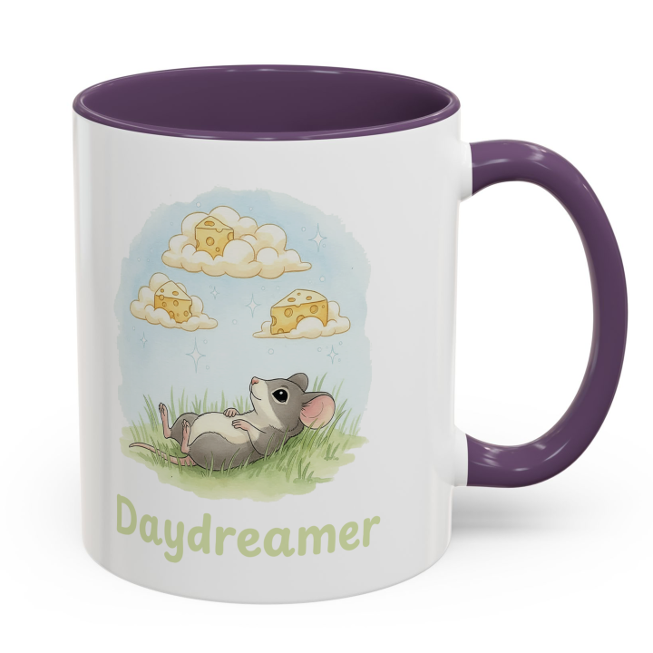 Mouse Daydreamer Mug – Cute Cheese Clouds Topolina Series