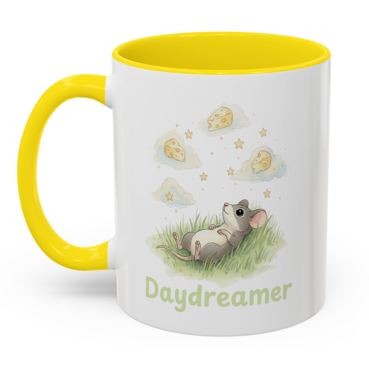 Cute Mouse Daydreamer Mug – Topolina Series