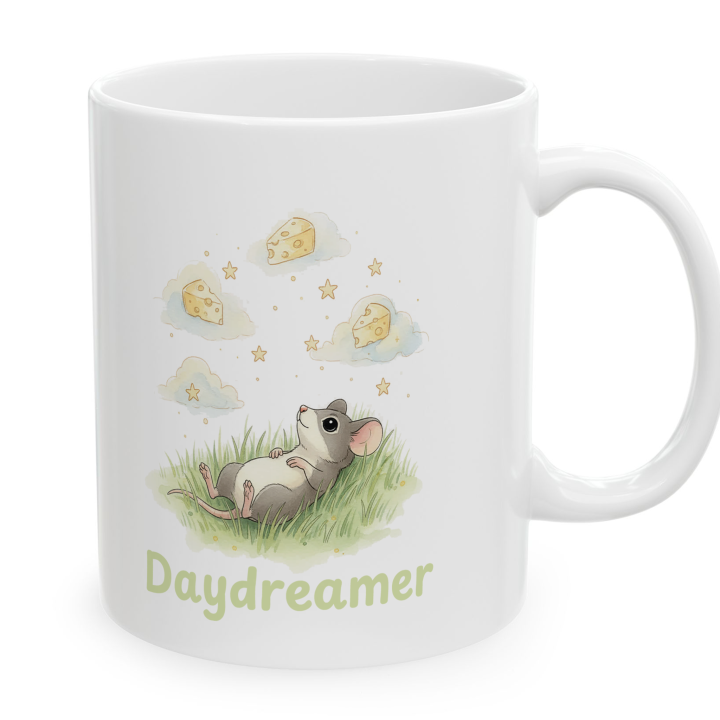 Cute Mouse Daydreamer Mug – Topolina Series