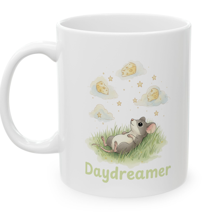 Cute Mouse Daydreamer Mug – Topolina Series