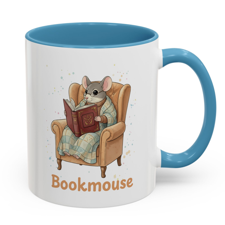 Bookmouse Reading Mouse Mug – Topolina Series