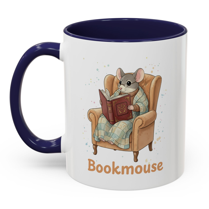 Bookmouse Reading Mouse Mug – Topolina Series