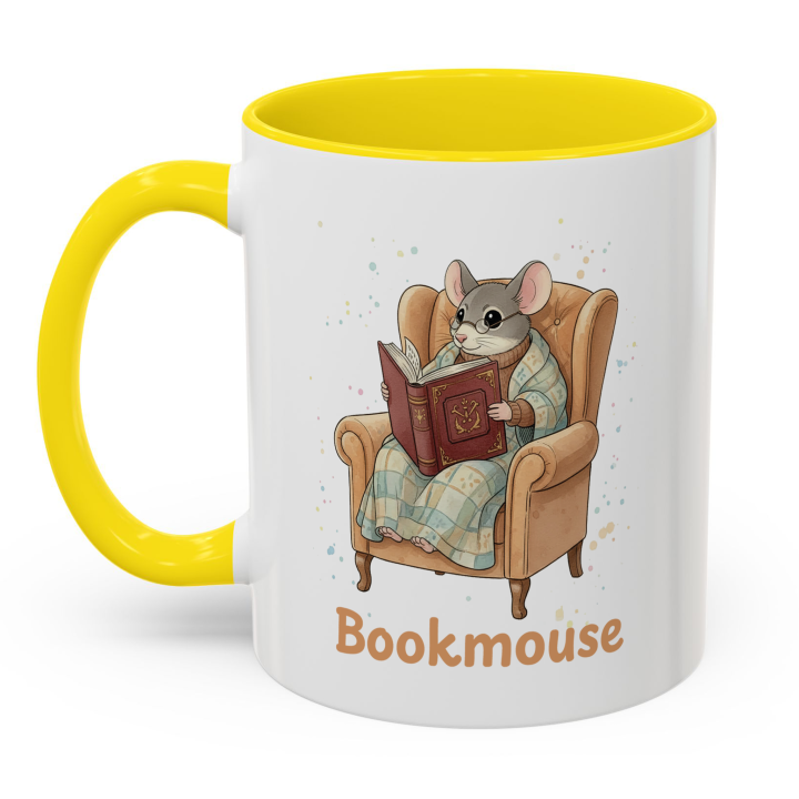 Bookmouse Reading Mouse Mug – Topolina Series