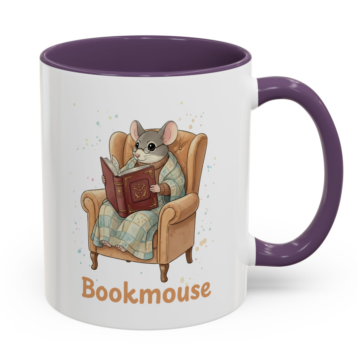 Bookmouse Reading Mouse Mug – Topolina Series