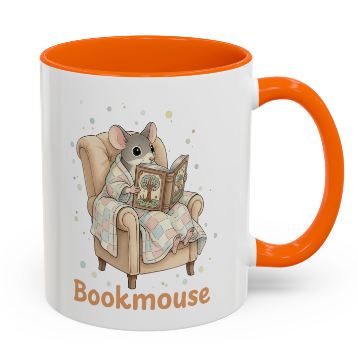 Reading Mouse Bookmouse Mug – Topolina Series