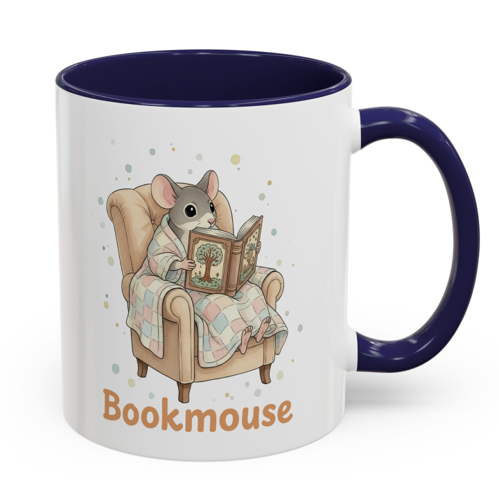 Reading Mouse Bookmouse Mug – Topolina Series