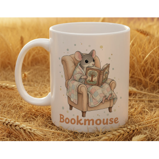 Reading Mouse Bookmouse Mug – Topolina Series