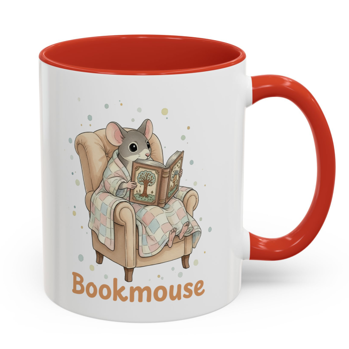 Reading Mouse Bookmouse Mug – Topolina Series